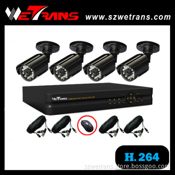 CCTV System 4CH Real Time DVR Kit (CCTV KIT-5204BFP)